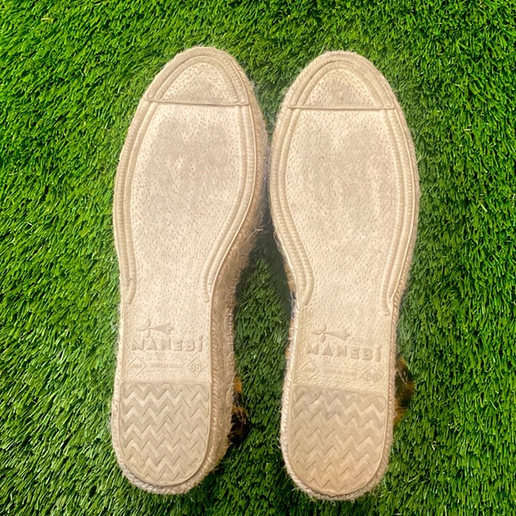 MANEBI leopard calf hair espadrilles- size 36 - Picture 4 of 5